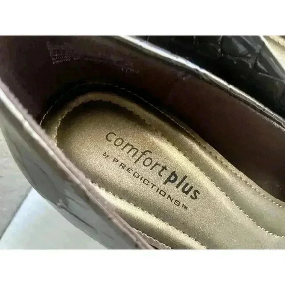 Soft Comfort By Predictions Women's Pumps 6 Brown Burgundy Kitten Heel - Picture 7 of 9